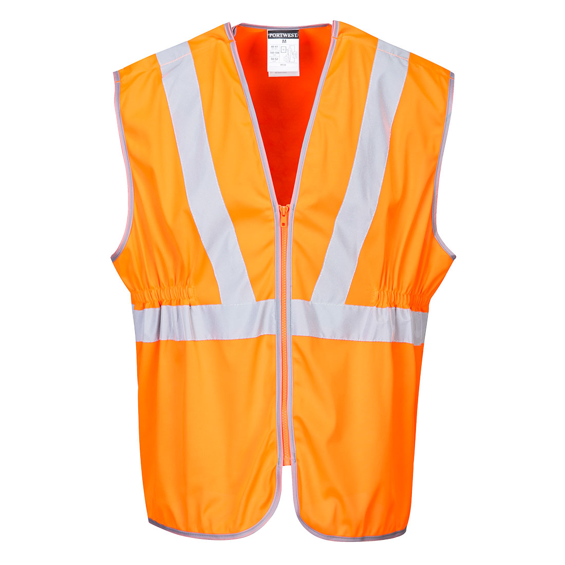 Portwest (RT20) Hi-Vis Zip Long Length Vest