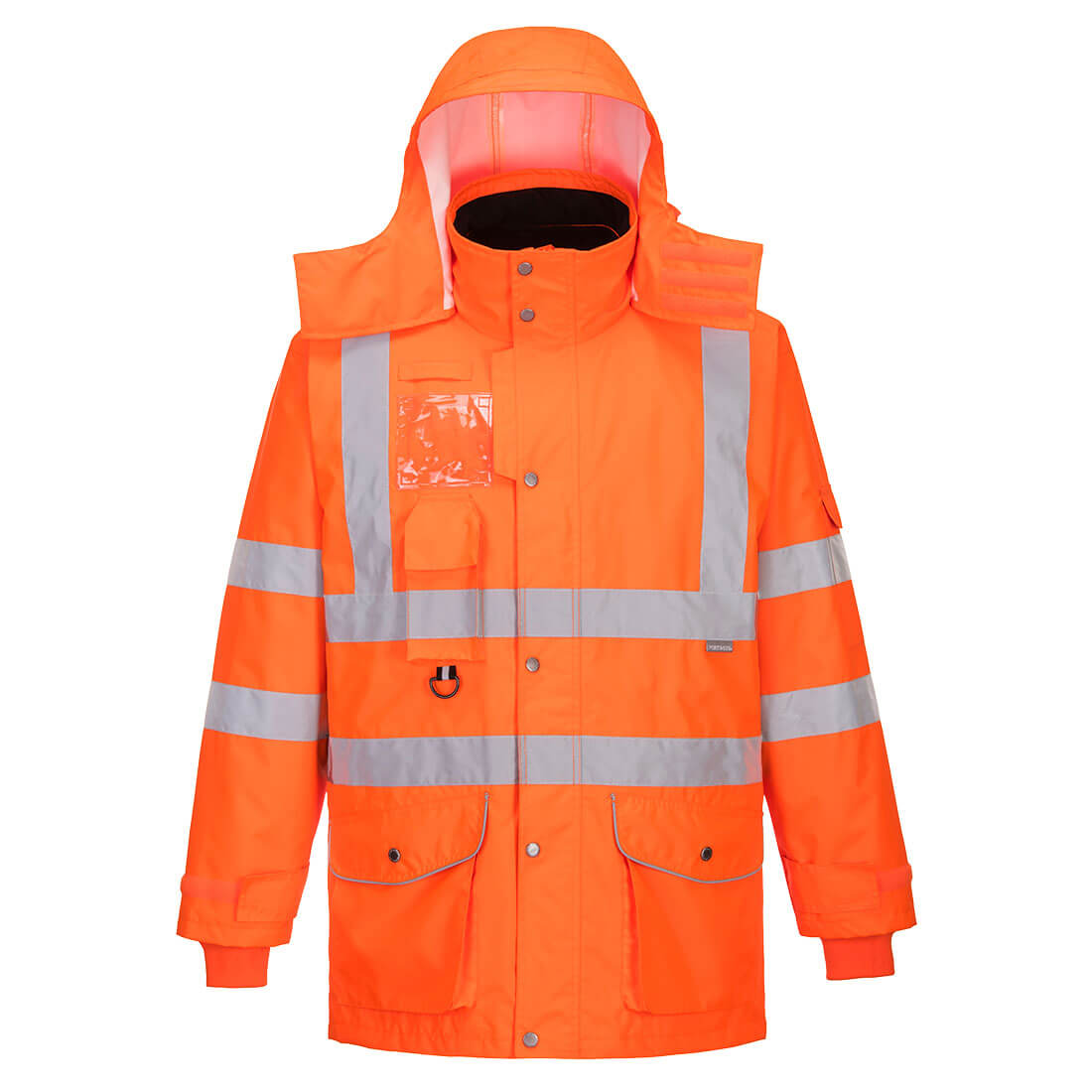 Portwest (RT27) Hi-Vis Breathable 7-in-1 Traffic Jacket