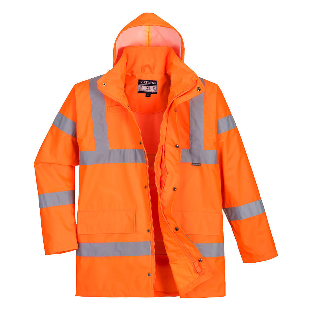 Portwest (RT60) Hi-Vis Breathable Rain Traffic Jacket