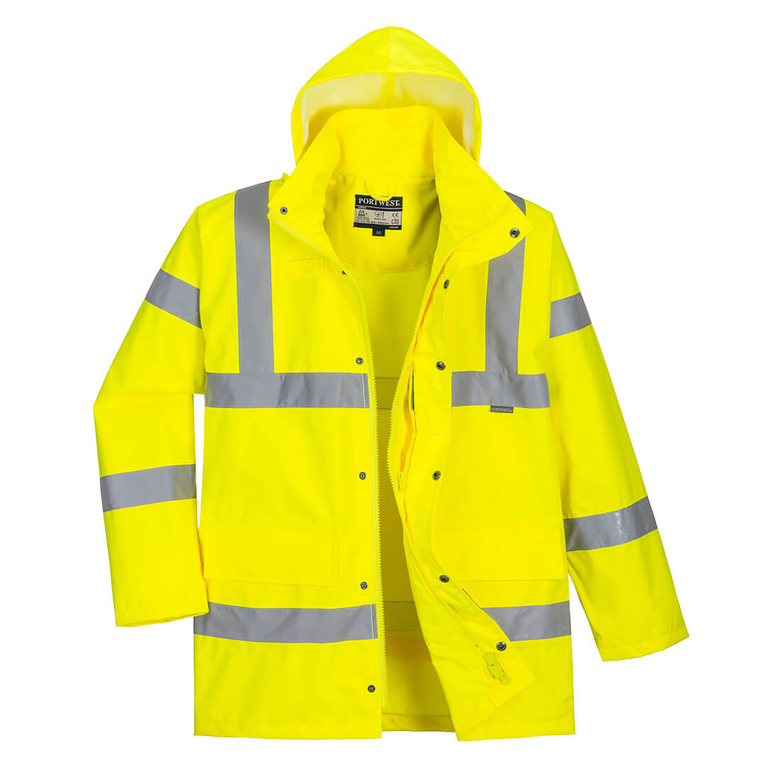 Portwest (RT60) Hi-Vis Breathable Rain Traffic Jacket