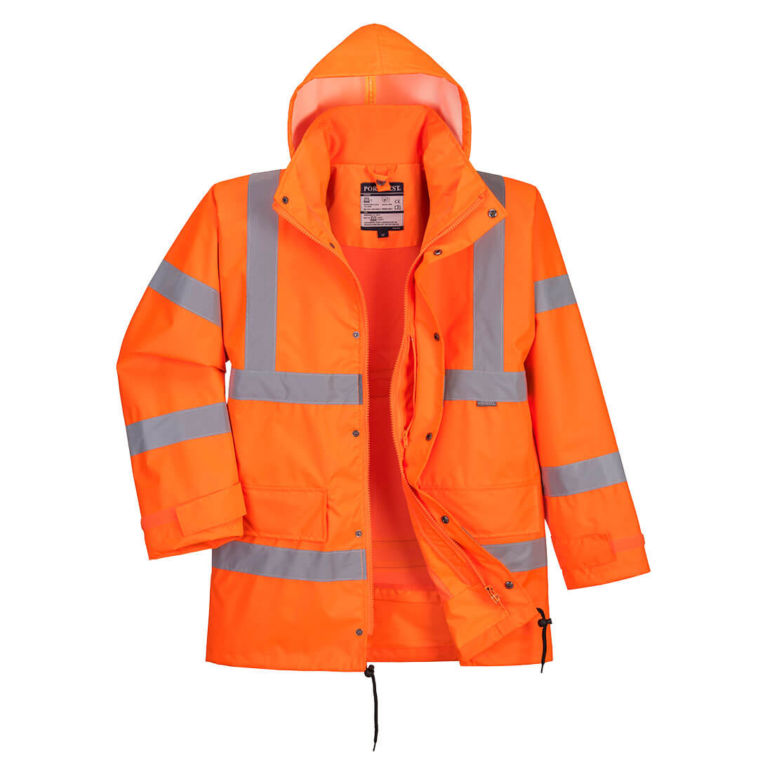 Portwest (RT63) Hi-Vis Breathable Interactive Rain Traffic Jacket
