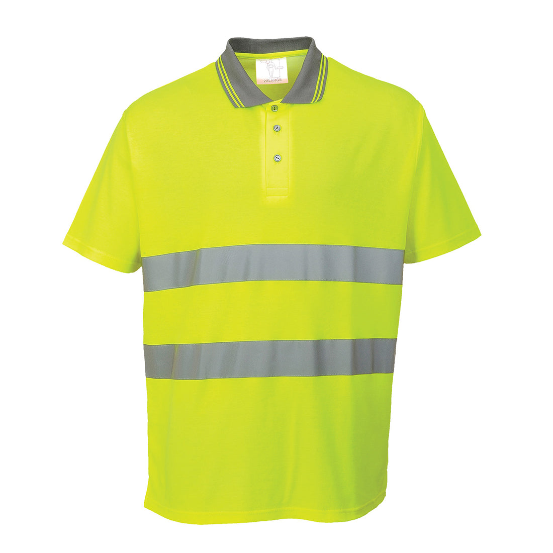 Portwest (S171) Hi-Vis Cotton Comfort Polo Shirt S/S