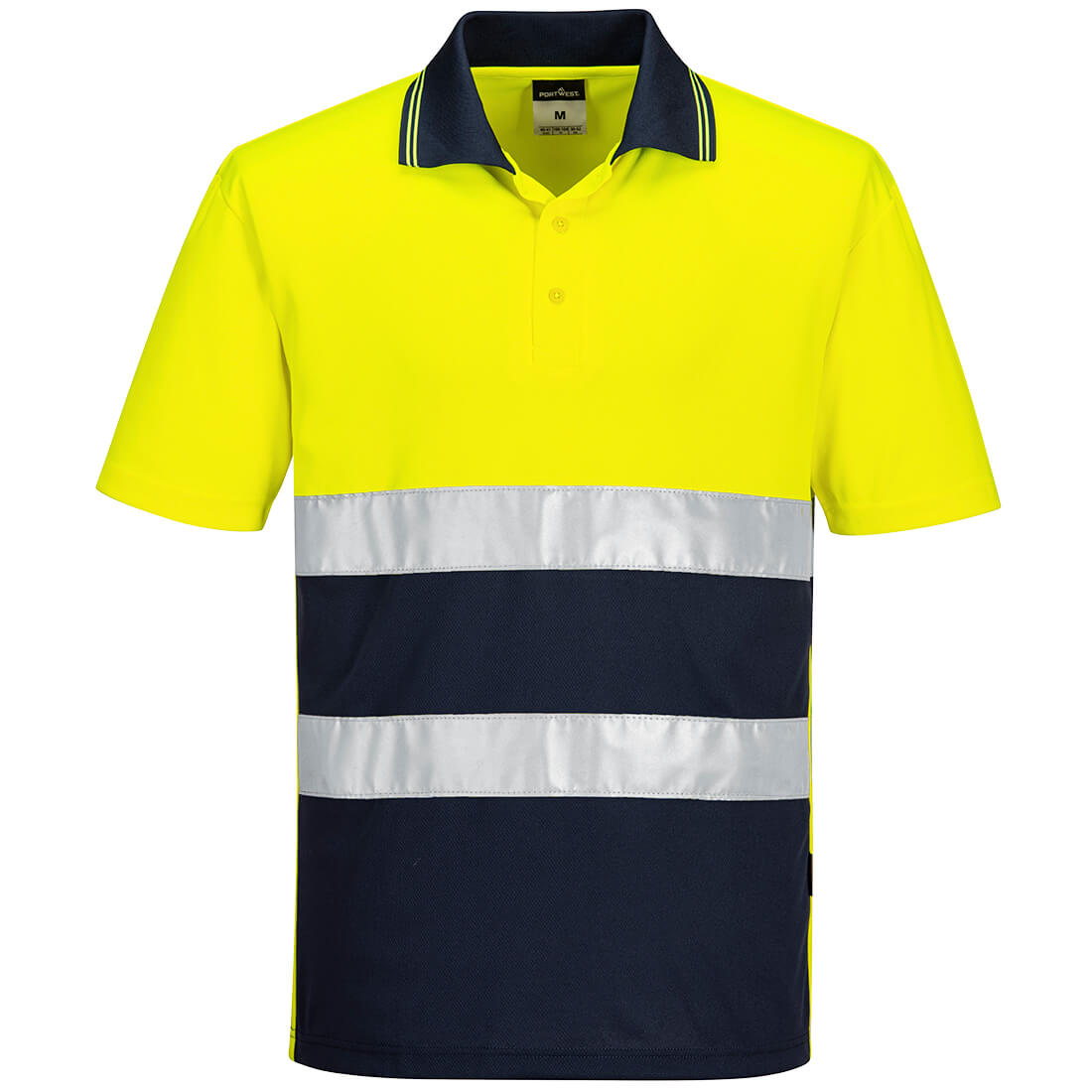 Portwest (S175) Hi-Vis Lightweight Contrast Polo Shirt S/S