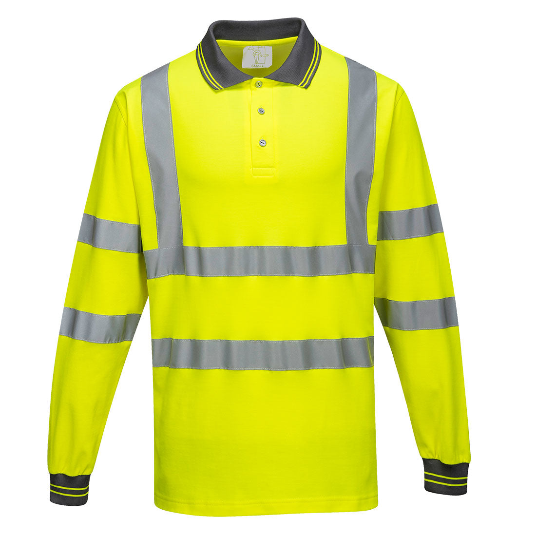 Portwest (S271) Hi-Vis Cotton Comfort Polo Shirt L/S