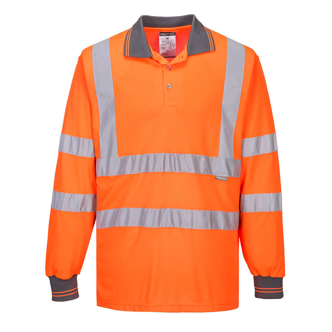 Portwest (S277) Hi-Vis Polo Shirt L/S