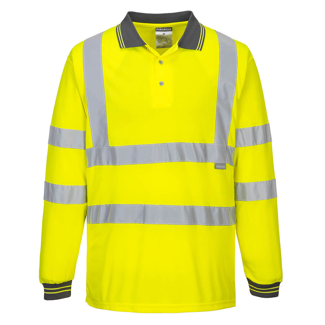Portwest (S277) Hi-Vis Polo Shirt L/S