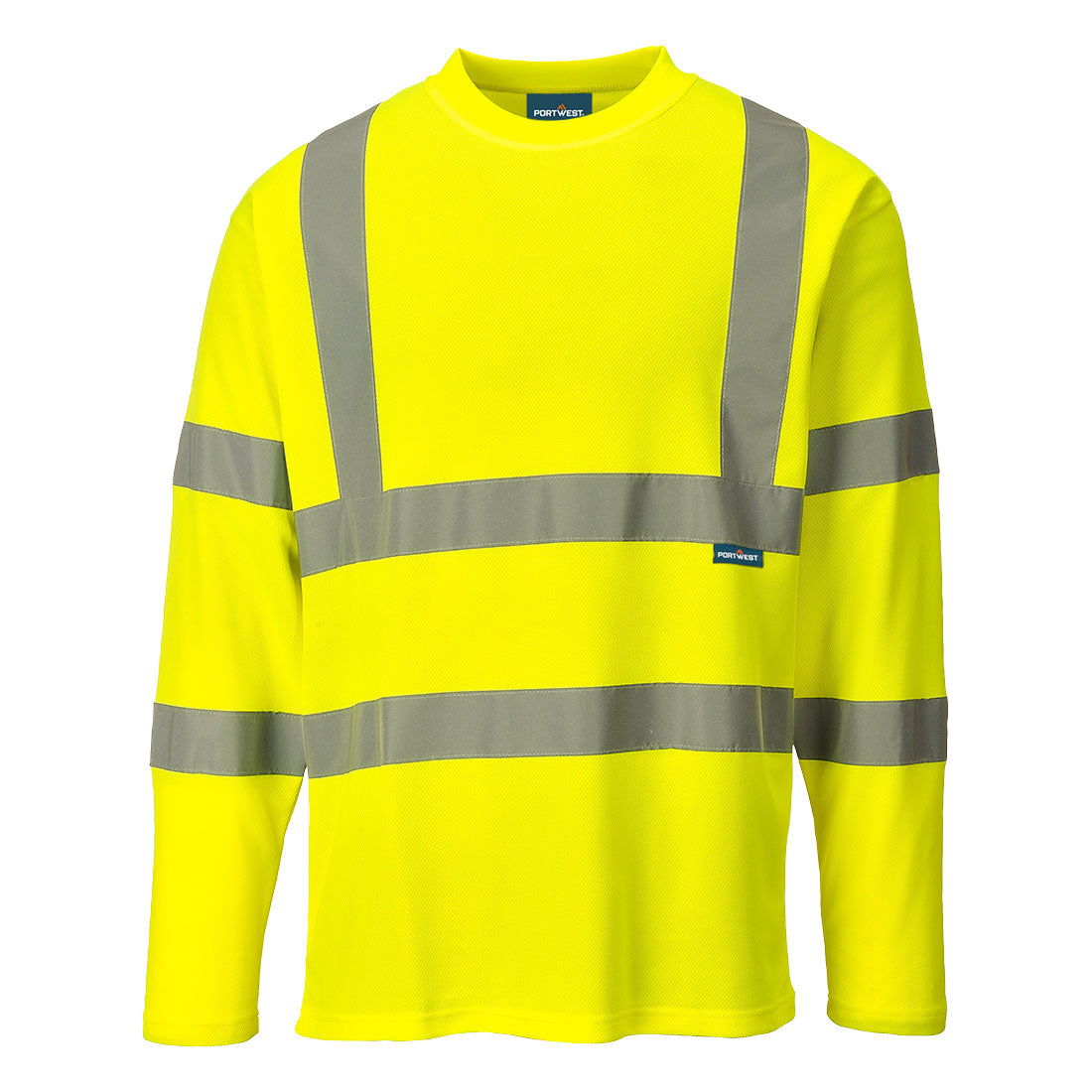 Portwest (S278) Hi-Vis Cotton Comfort T-Shirt L/S