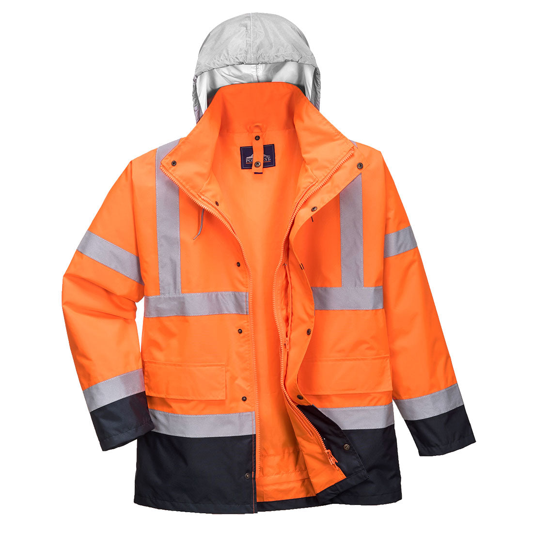 Portwest (S471) Hi-Vis 4-in-1 Contrast Traffic Jacket