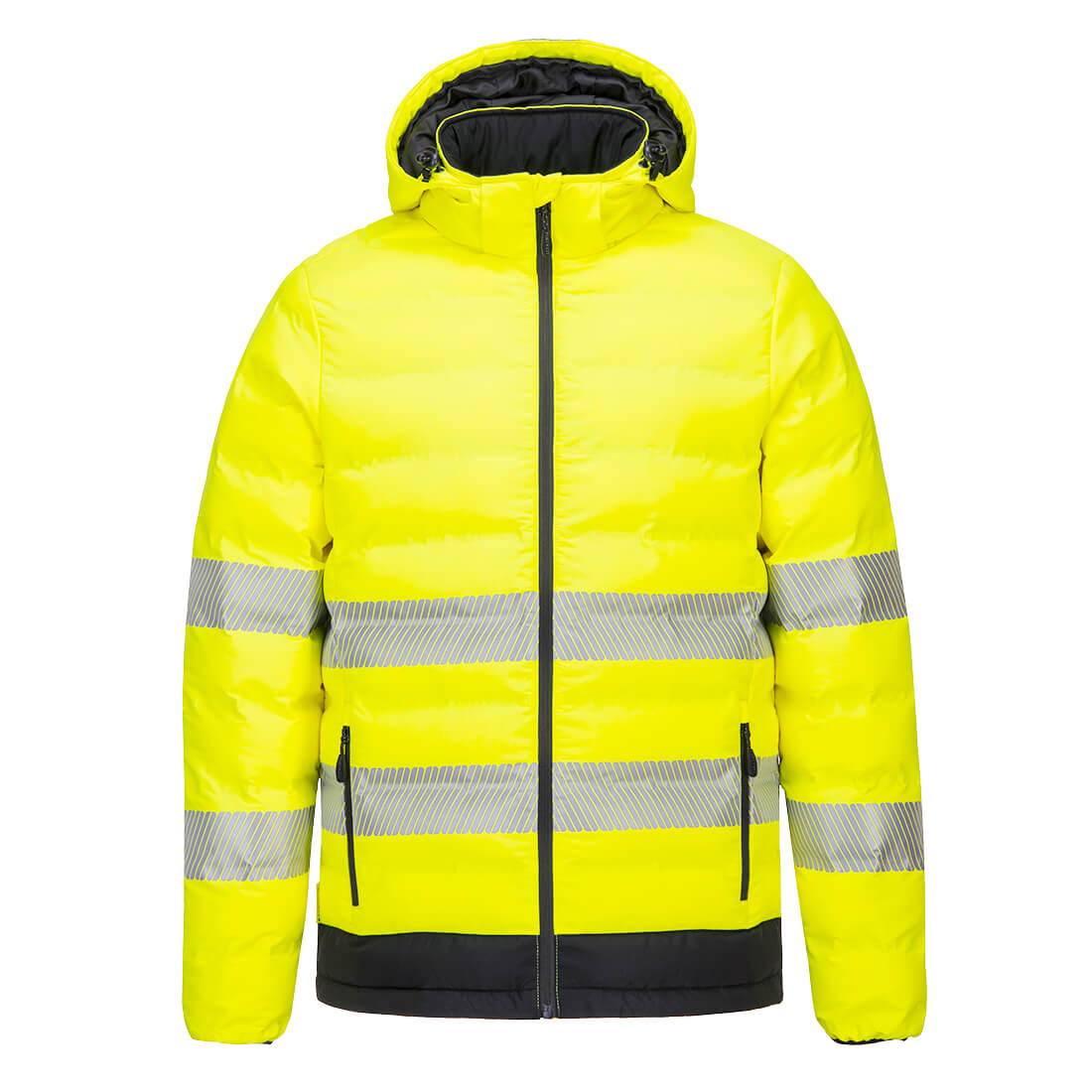 Portwest (S548) Hi-Vis Ultrasonic Heated Tunnel Jacket