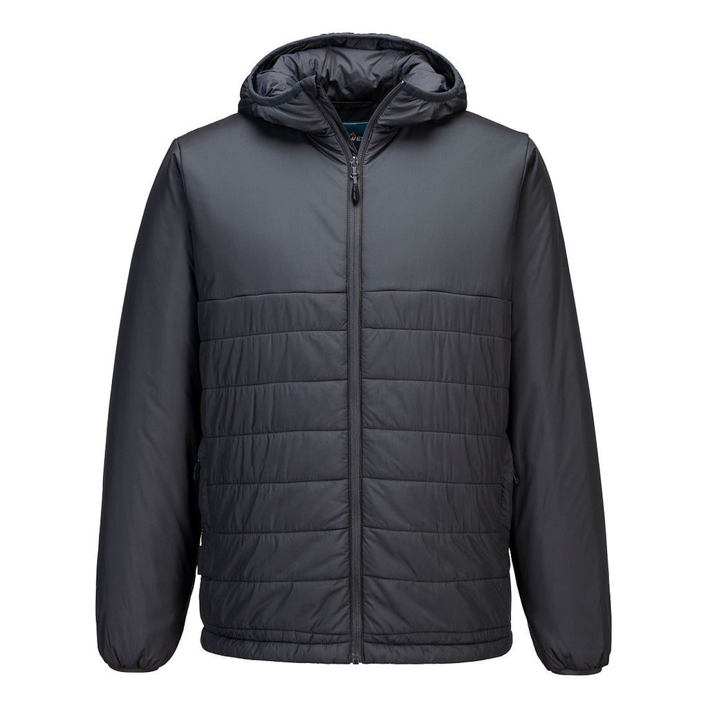 Portwest (S608) Professional Hooded Insulated Baffle Jacket