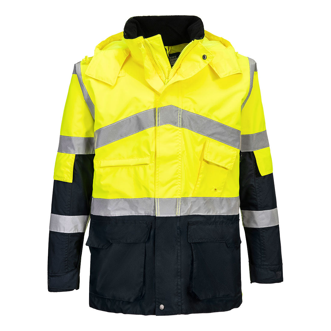 Portwest (S760) Hi-Vis Breathable Contrast Rain Jacket