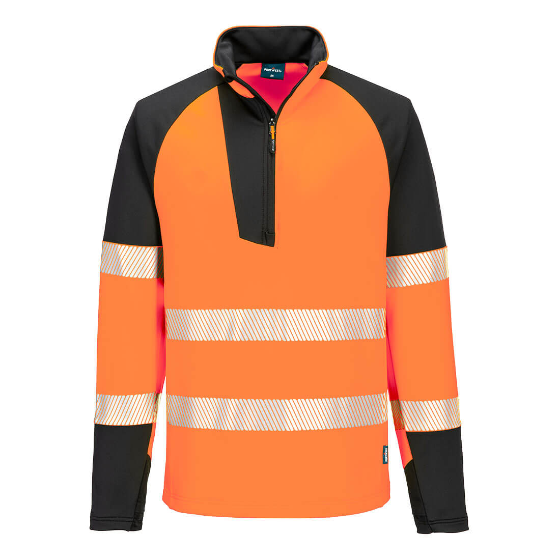 Portwest (T172) PW3 Hi-Vis 1/4 Zip Sweatshirt