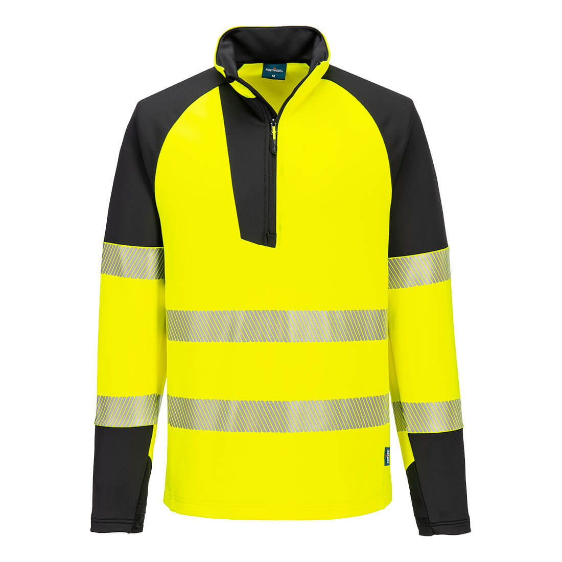 Portwest (T172) PW3 Hi-Vis 1/4 Zip Sweatshirt