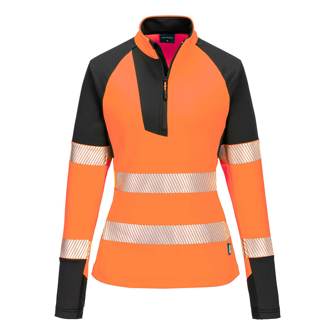 Portwest (T173) PW3 Hi-Vis Women's 1/4 Zip Sweatshirt