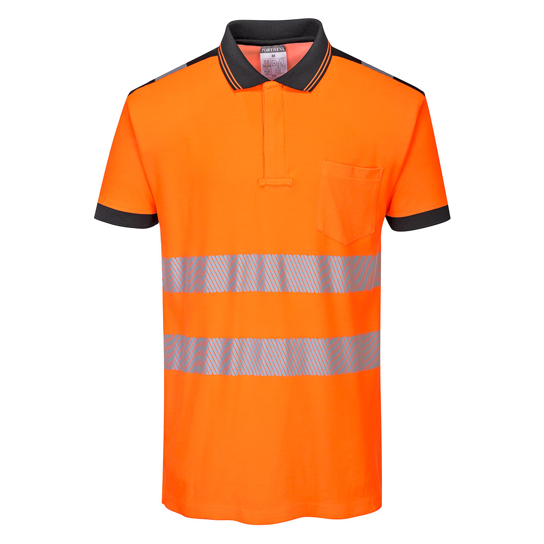 Portwest (T180) PW3 Hi-Vis Cotton Comfort Polo Shirt S/S