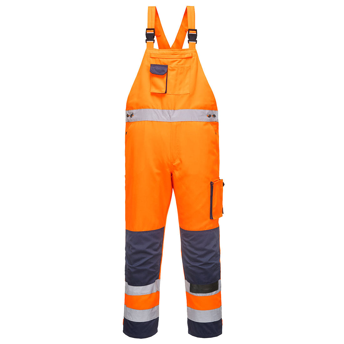 Portwest (TX52) Dijon Hi-Vis Contrast Work Bib and Brace