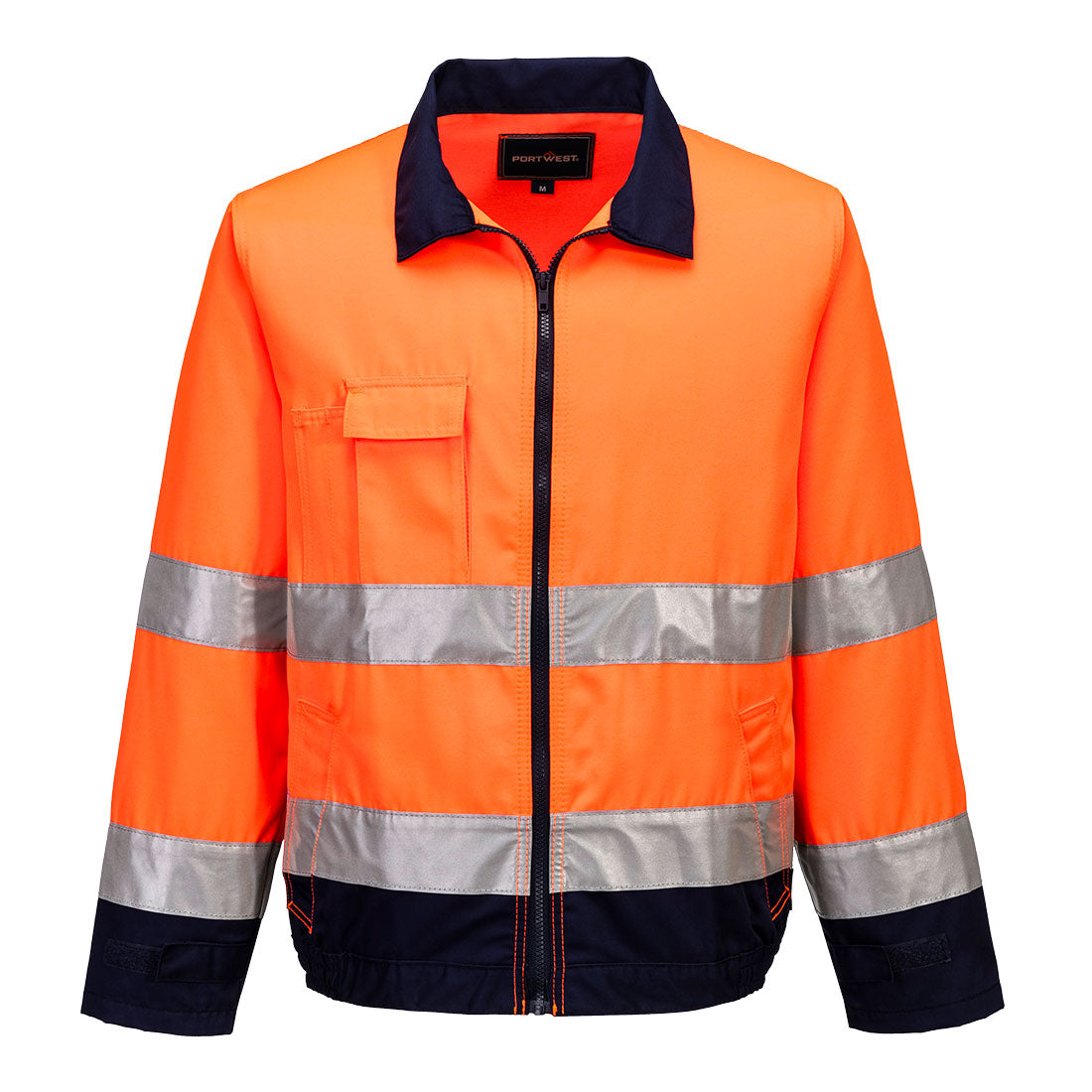 Portwest (TX70) Madrid Hi-Vis Contrast Bomber Jacket
