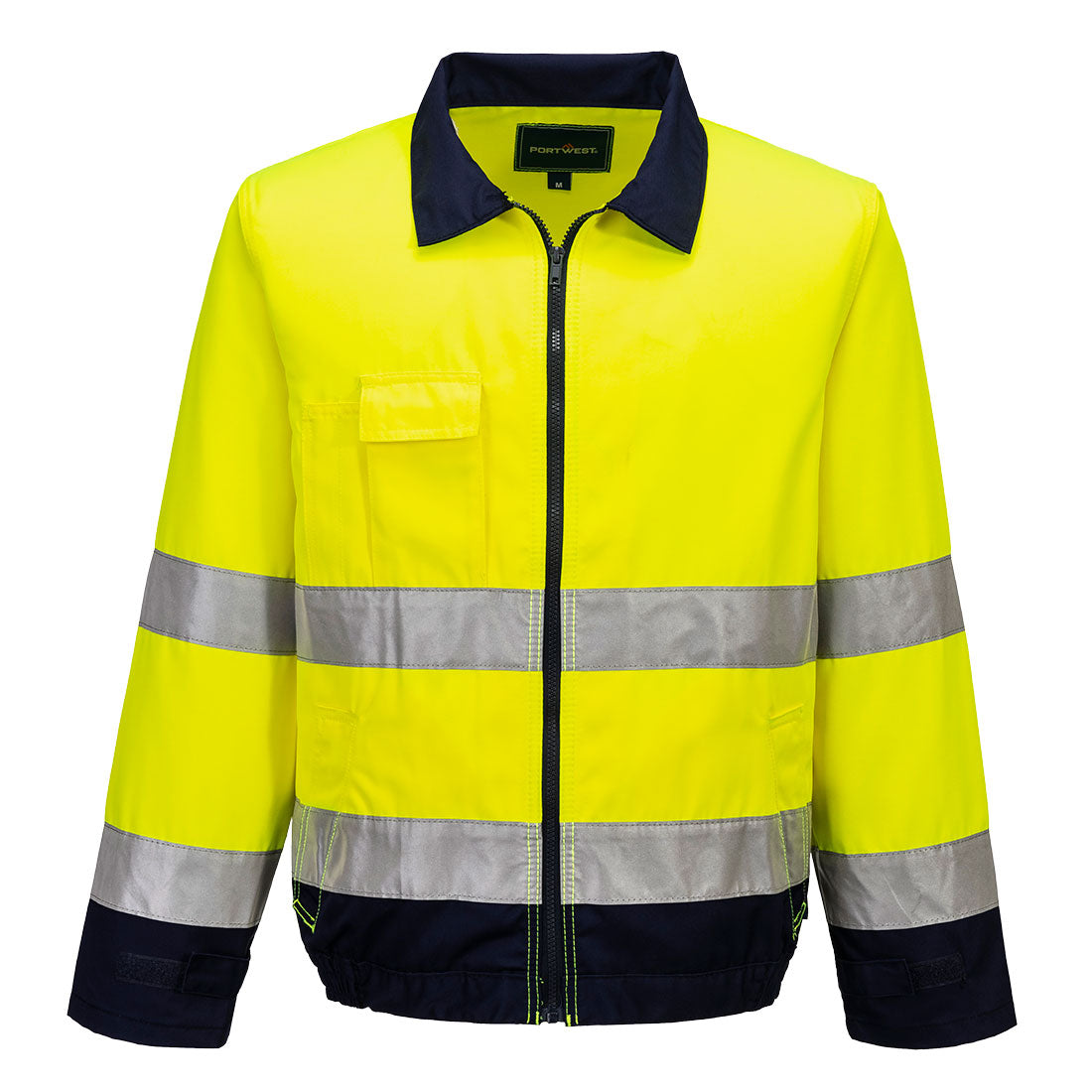 Portwest (TX70) Madrid Hi-Vis Contrast Bomber Jacket