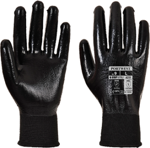 (A315) Black All Flex Grip Glove