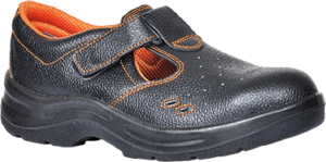 (FW86) Portwest Black Steelite Ultra Safety Sandal S1P