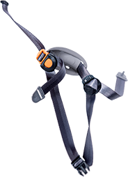 (PA49) Black Chin Strap 4 Endurance Height (Pack of 5)