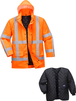 (R460) Orange RWS Traffic Jacket