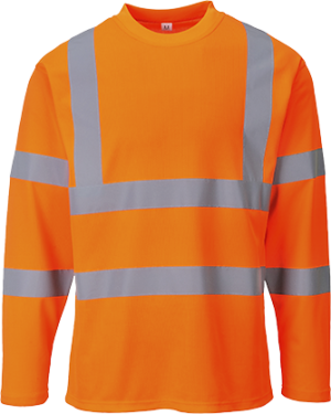 (S278) Hi-Vis Long Sleeved T-Shirt