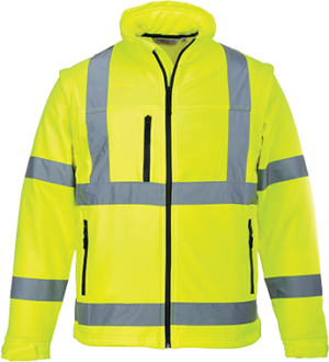 (S428) Hi-Vis Softshell Jacket (3L)