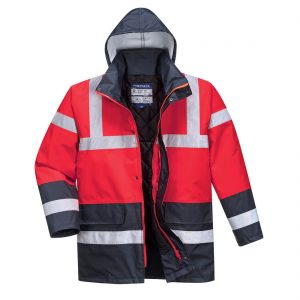 (S466) Hi-Vis Contrast Traffic Jacket