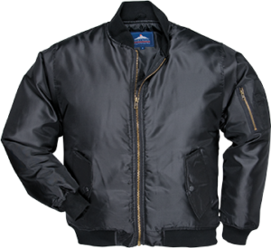 (S535) Black Pilot Jacket