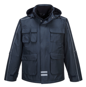 (S563) Navy RS Multi-Pocket Parka