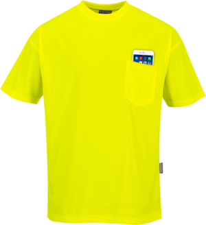 (S578) Day-Vis Pocket Short Sleeve T-Shirt