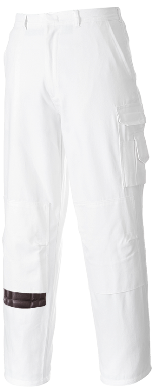 (S817) White Painters Trouser