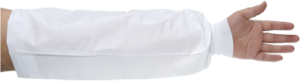 (ST47) White Biztex Microporous Sleeve with Knitted Cuff Type 6PB (Pack of 150)