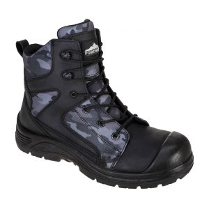 (FC56) Portwest Black Compositelite Camo Strike Boot S3 WR