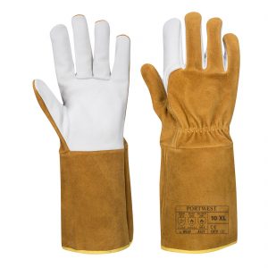 (A521) Brown TIG Ultra Welding Gauntlet Glove