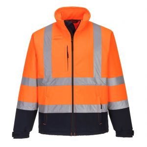 (S425) Hi Vis Contrast Softshell Jacket (3L)